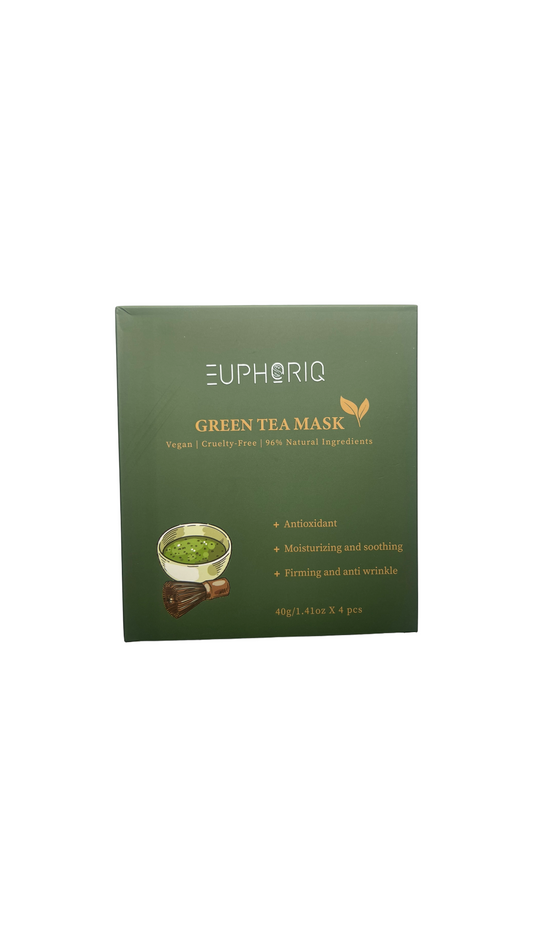 Green Tea Sheet Mask x4 Euphoriq