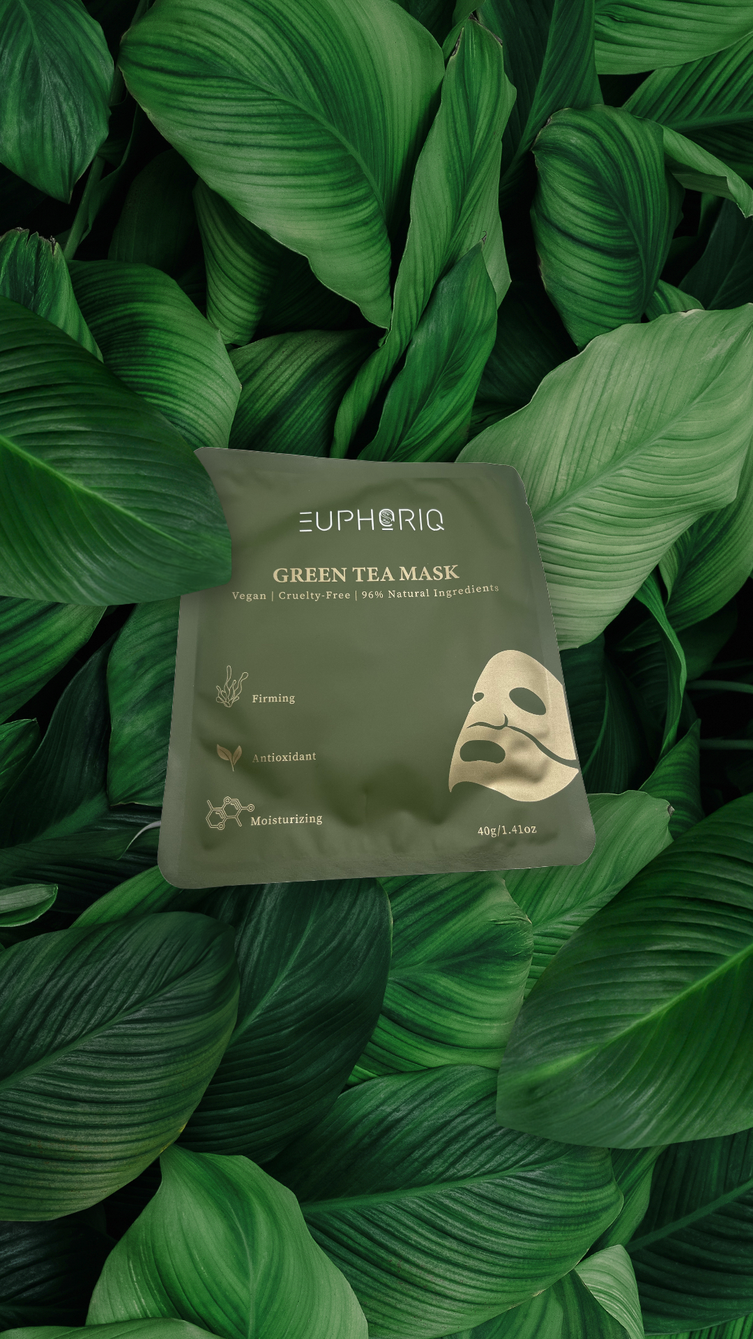 Green Tea Sheet Mask x4 Euphoriq