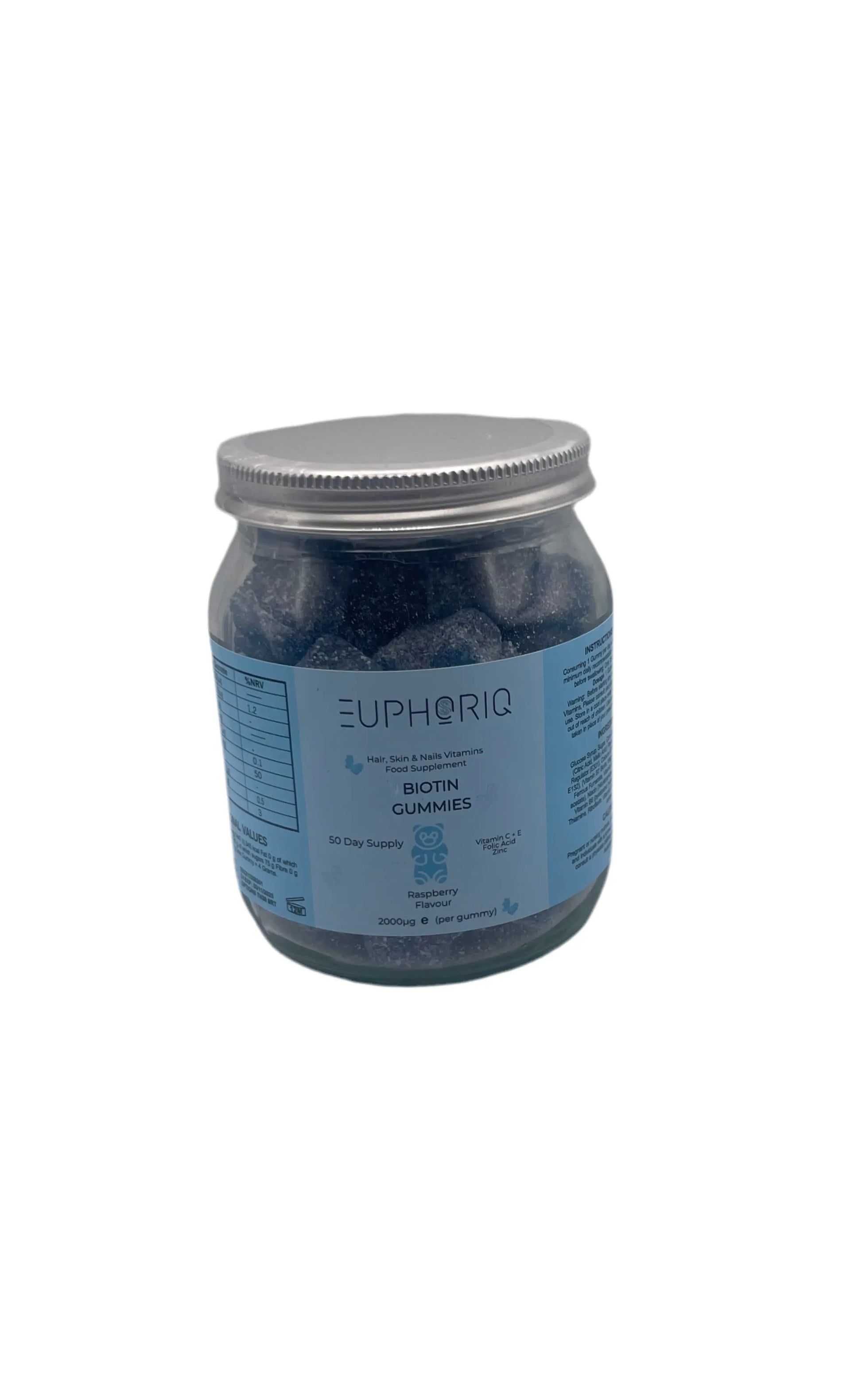 Biotin Gummies 50 Day Supply - Euphoriq