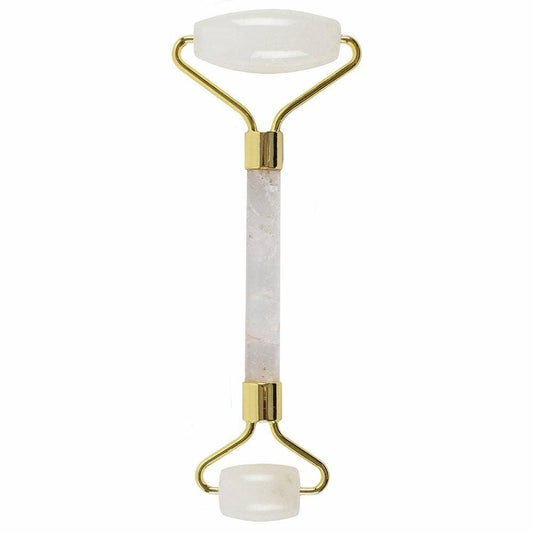 Rock Quartz Gemstone Face Roller - Euphoriq